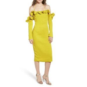 Anthropologie Elliatt Avon Dress Ruffle Graduation